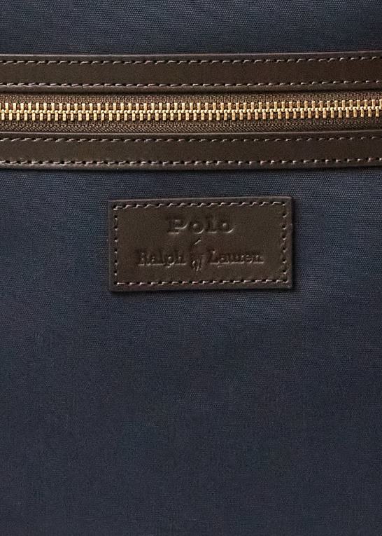 Mænd Ralph Lauren læderbeklædt kanvas rygsæk Z426B5250