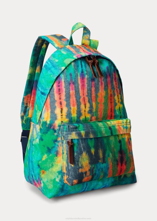 bindefarve Mænd Ralph Lauren tie-dye kanvas rygsæk Z426B2347