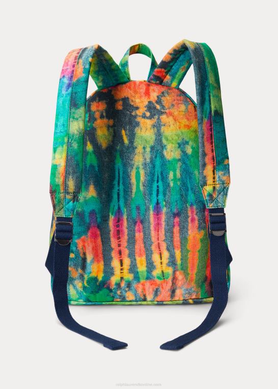 bindefarve Mænd Ralph Lauren tie-dye kanvas rygsæk Z426B2347
