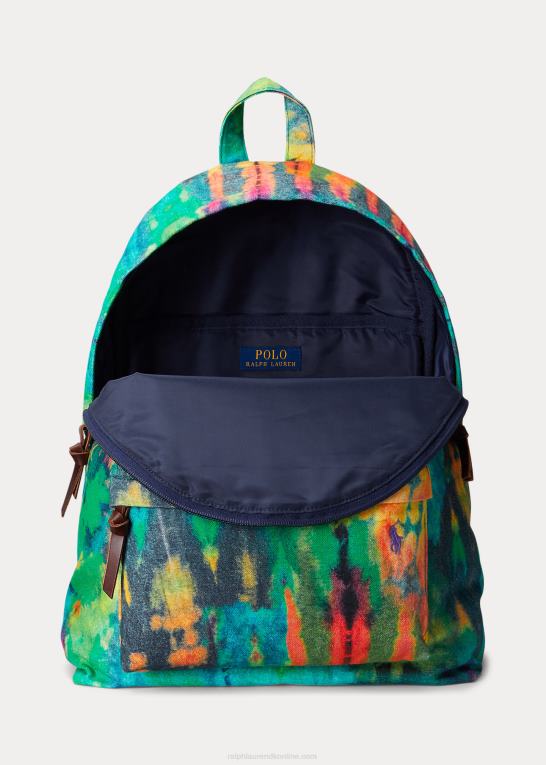 bindefarve Mænd Ralph Lauren tie-dye kanvas rygsæk Z426B2347