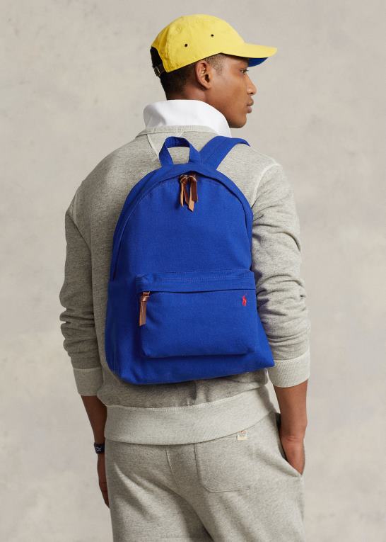 by kgl Mænd Ralph Lauren kanvas rygsæk Z426B2388