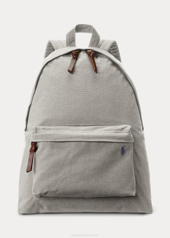 grå tåge Mænd Ralph Lauren kanvas rygsæk Z426B2390