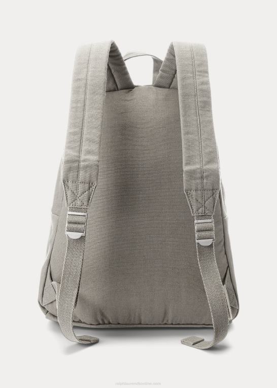 grå tåge Mænd Ralph Lauren kanvas rygsæk Z426B2390
