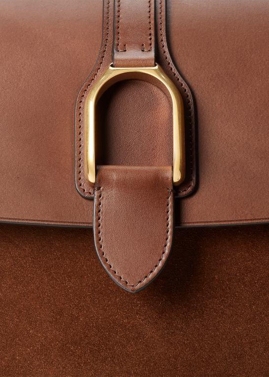 kastanje Mænd Ralph Lauren welington rygsæk i kalveruskind Z426B8971