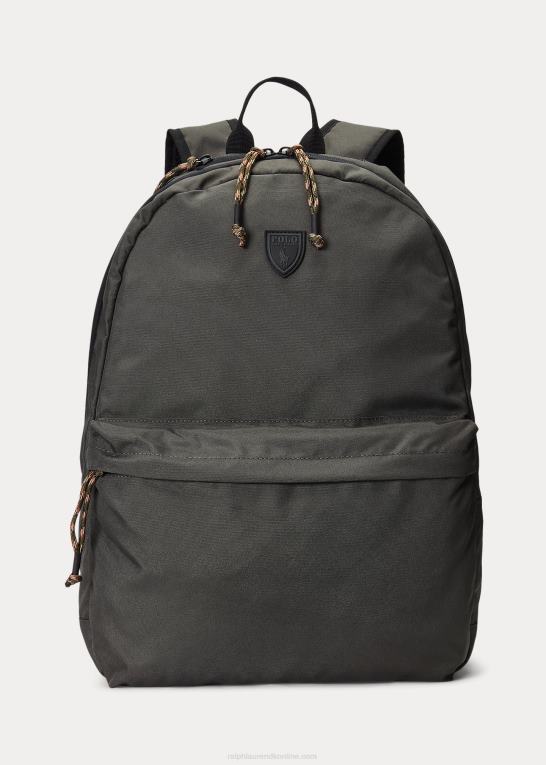 koksgrå Mænd Ralph Lauren kanvas rygsæk Z426B2557