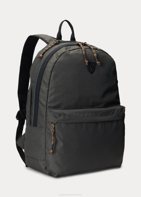koksgrå Mænd Ralph Lauren kanvas rygsæk Z426B2557