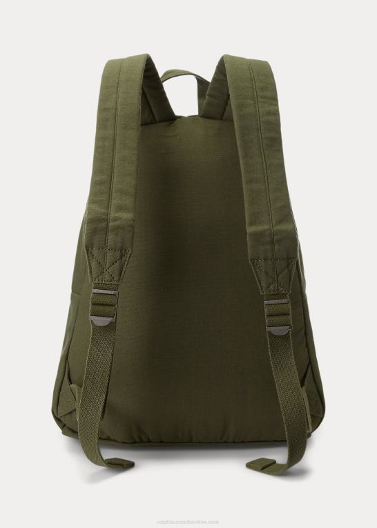 mørk salvie Mænd Ralph Lauren kanvas rygsæk Z426B2389