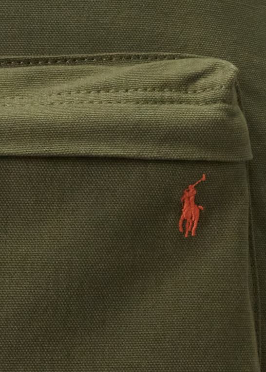 mørk salvie Mænd Ralph Lauren kanvas rygsæk Z426B2389