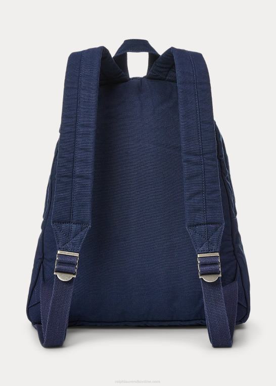 newport flåde Mænd Ralph Lauren kanvas rygsæk Z426B2387