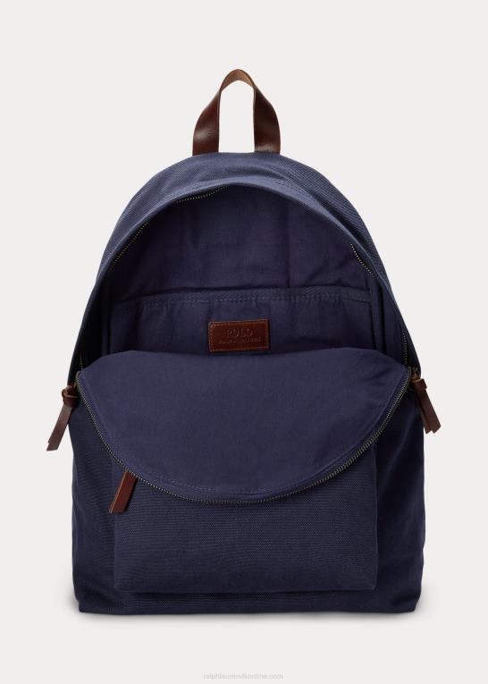 newport flåde Mænd Ralph Lauren polo bear canvas rygsæk Z426B2398