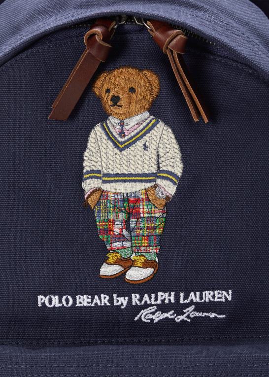 newport flåde Mænd Ralph Lauren polo bear canvas rygsæk Z426B2398