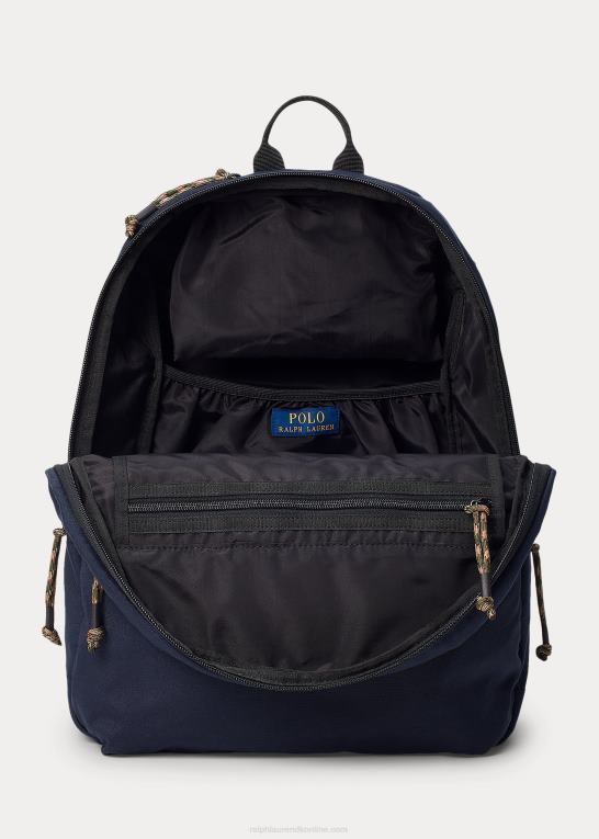 samling flåde Mænd Ralph Lauren kanvas rygsæk Z426B2558