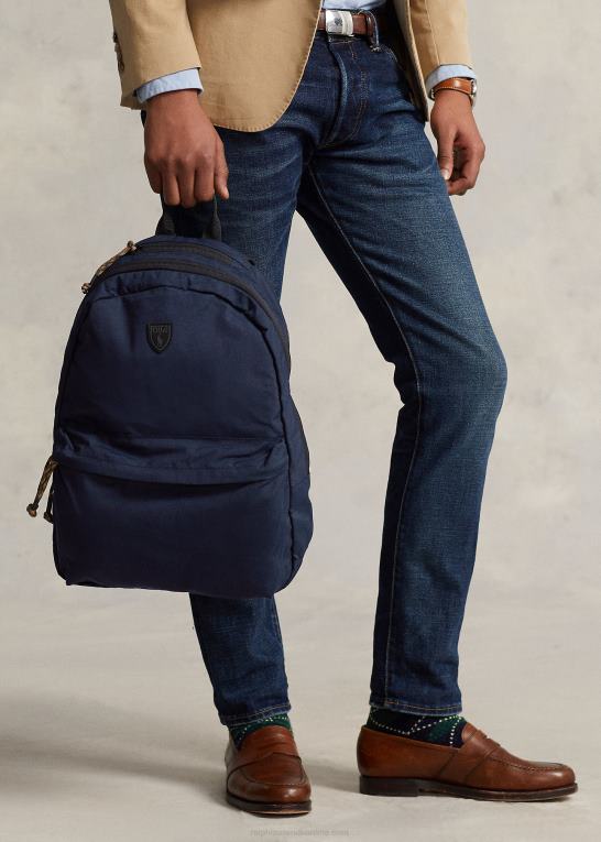 samling flåde Mænd Ralph Lauren kanvas rygsæk Z426B2558