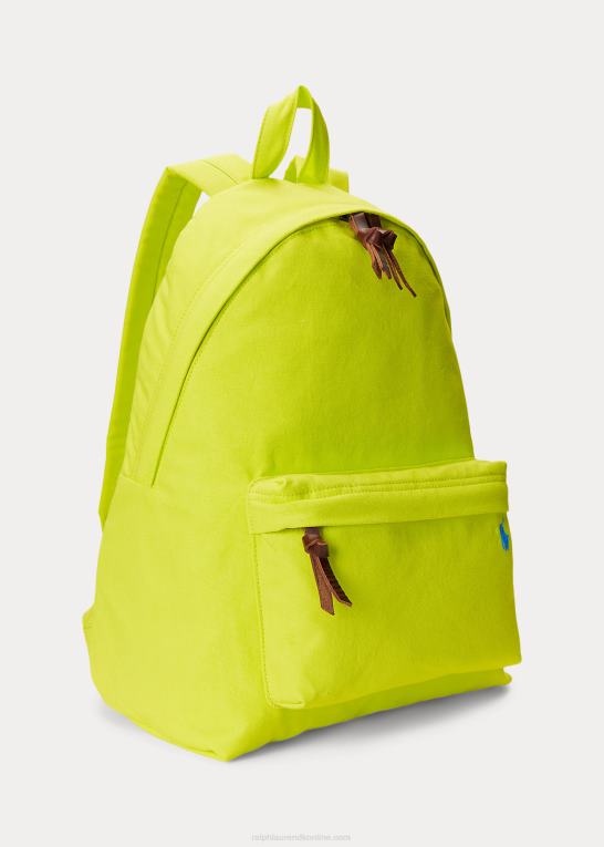 sikkerhedsgul Mænd Ralph Lauren kanvas rygsæk Z426B2391