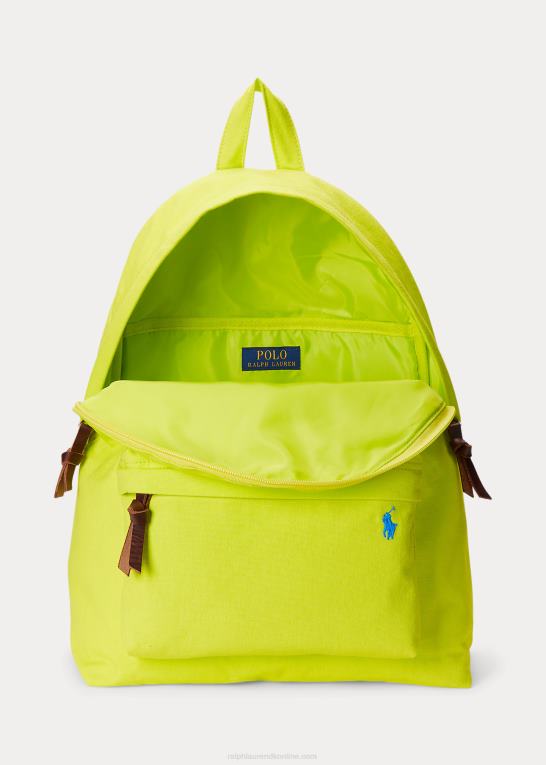 sikkerhedsgul Mænd Ralph Lauren kanvas rygsæk Z426B2391