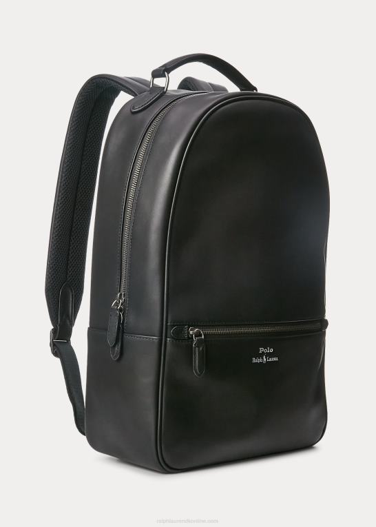 sort Mænd Ralph Lauren læder rygsæk Z426B2237