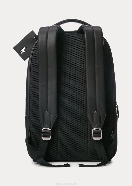 sort Mænd Ralph Lauren læder rygsæk Z426B2237