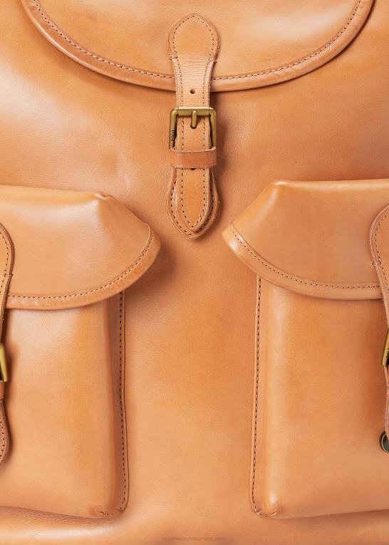 tan Mænd Ralph Lauren arv læder rygsæk Z426B2334