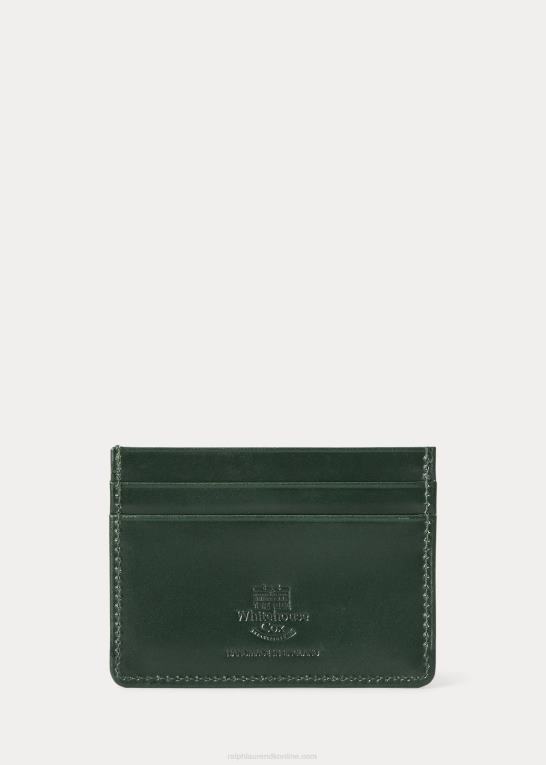britisk racergrøn Mænd Ralph Lauren tøjle læder kortetui Z426B2550