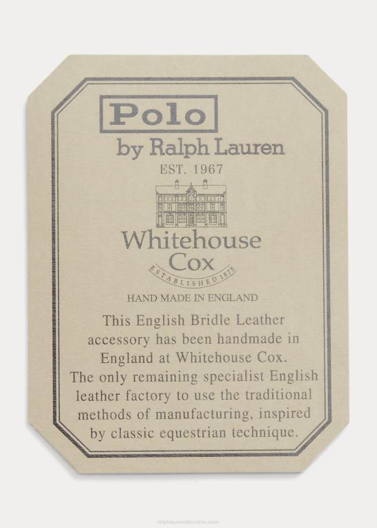 britisk racergrøn Mænd Ralph Lauren tøjle læder kortetui Z426B2550
