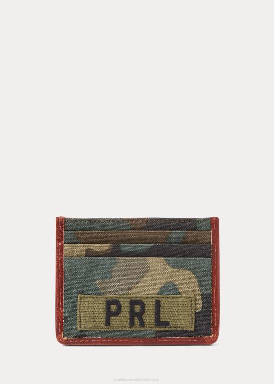 camo Mænd Ralph Lauren tiger-patch kanvas kortetui Z426B2551