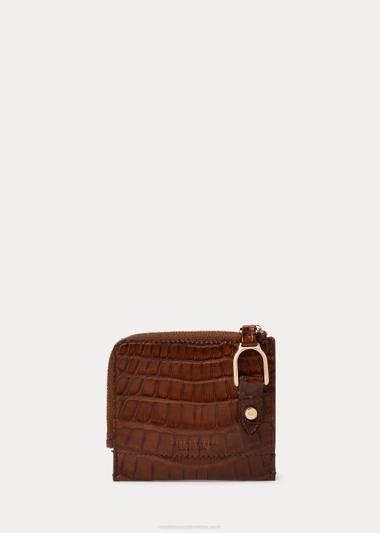 cognac Mænd Ralph Lauren welington alligator lynlås etui Z426B9003