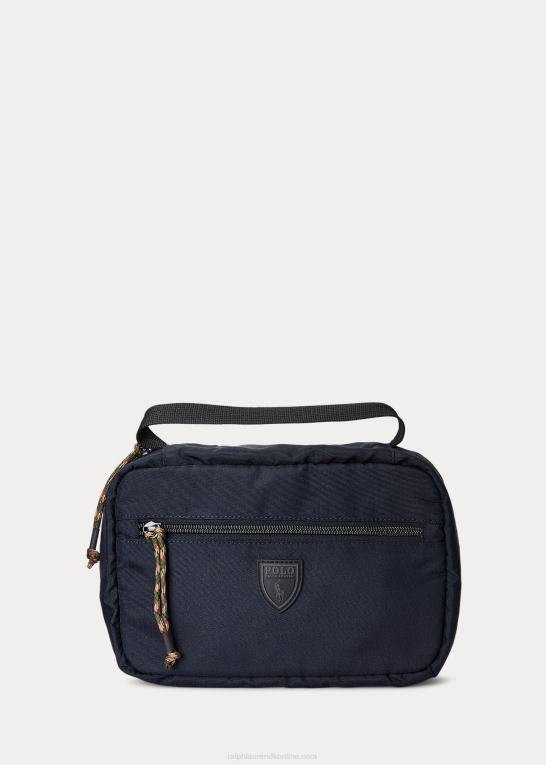 flåde Mænd Ralph Lauren kanvas hængende rejsetaske Z426B2561