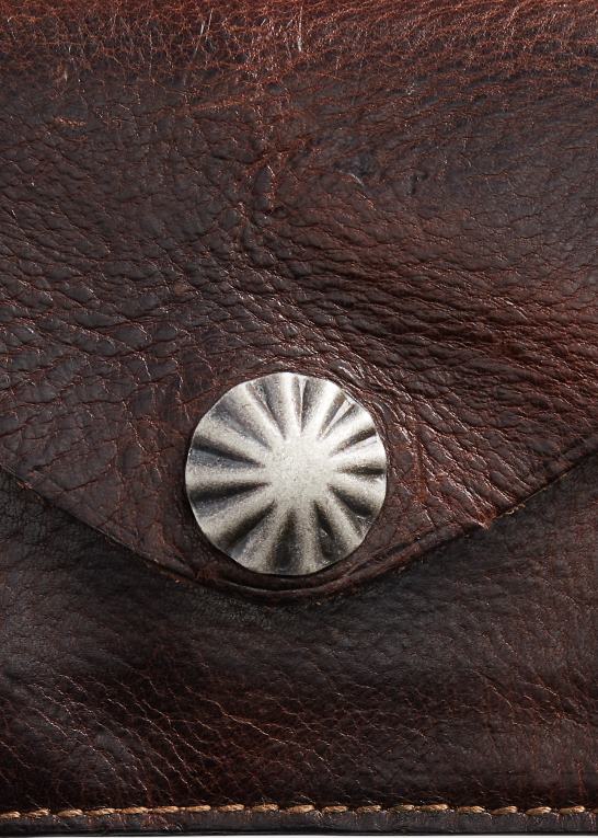 mørkebrun Mænd Ralph Lauren læder kortetui Z426B8854