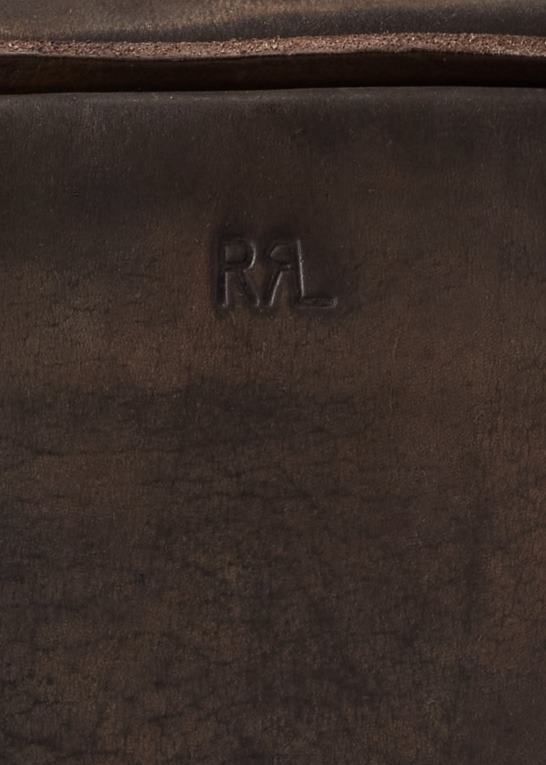 mørkebrun Mænd Ralph Lauren rejsetaske i læder Z426B8850