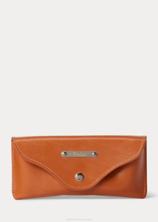tan Mænd Ralph Lauren brille etui i læder Z426B2476