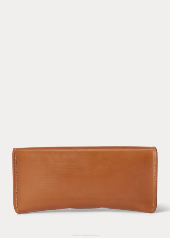 tan Mænd Ralph Lauren brille etui i læder Z426B2476