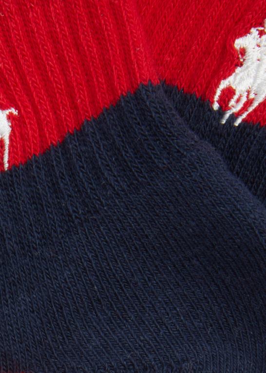assorteret Mænd Ralph Lauren americana quarter-crew sok 3-pak Z426B2314
