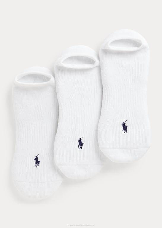 hvid Mænd Ralph Lauren polstret low-cut-sok 3-pak Z426B2763