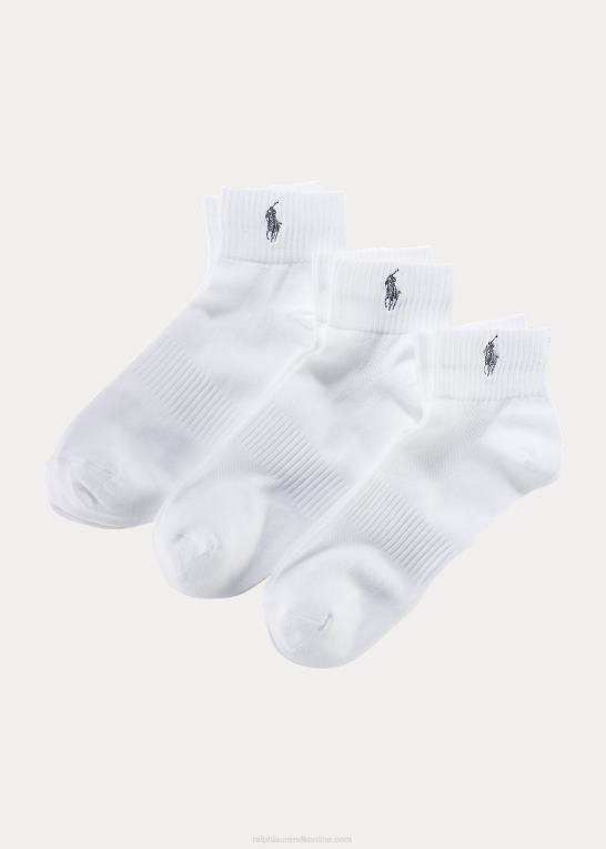hvid Mænd Ralph Lauren sports ankelsok 3-pak Z426B8806