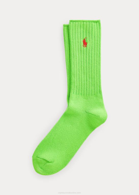 kiwi Mænd Ralph Lauren besætningssokker i bomuldsblanding Z426B2607