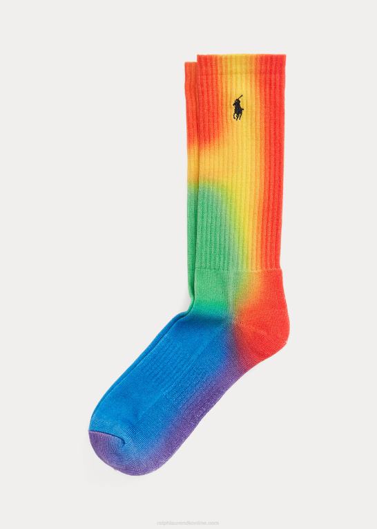 lys ombre Mænd Ralph Lauren ombre crew sokker Z426B2377