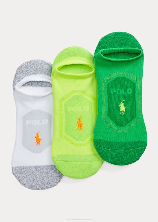 neon Mænd Ralph Lauren adventure tech low-cut sok 3-pack Z426B1887