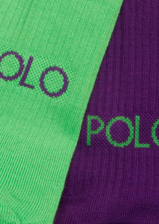 neon Mænd Ralph Lauren logo crew sok 6-pak Z426B2308