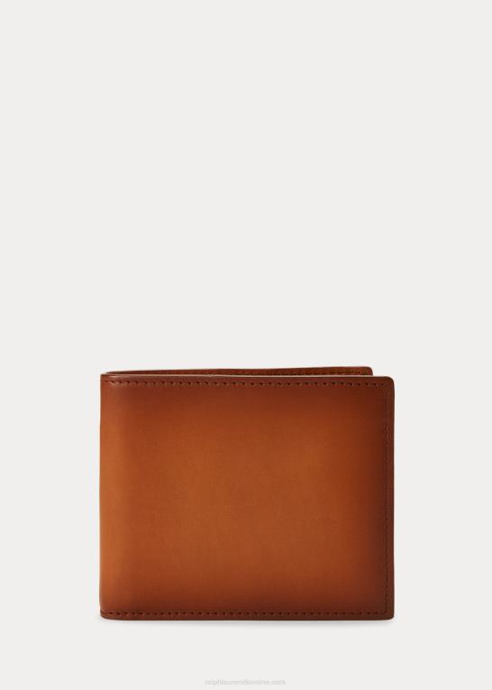 Mænd Ralph Lauren håndpoleret vachetta pung Z426B9037
