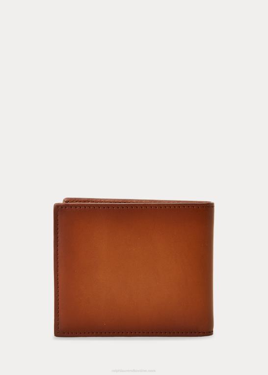 Mænd Ralph Lauren håndpoleret vachetta pung Z426B9037