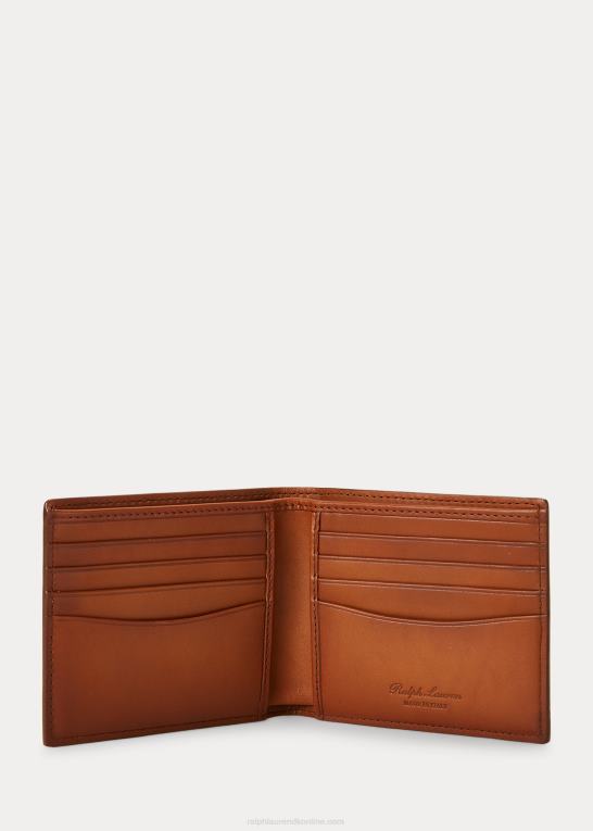 Mænd Ralph Lauren håndpoleret vachetta pung Z426B9037