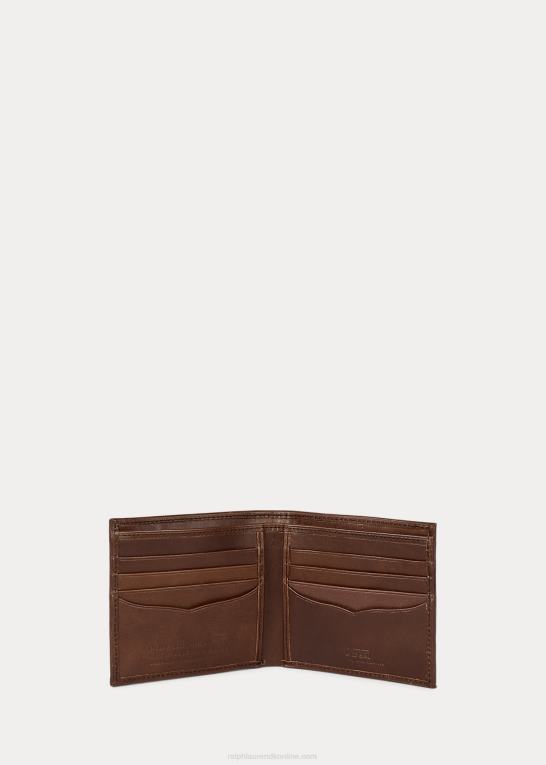 Mænd Ralph Lauren polo bar nålespids billfold pung Z426B2582