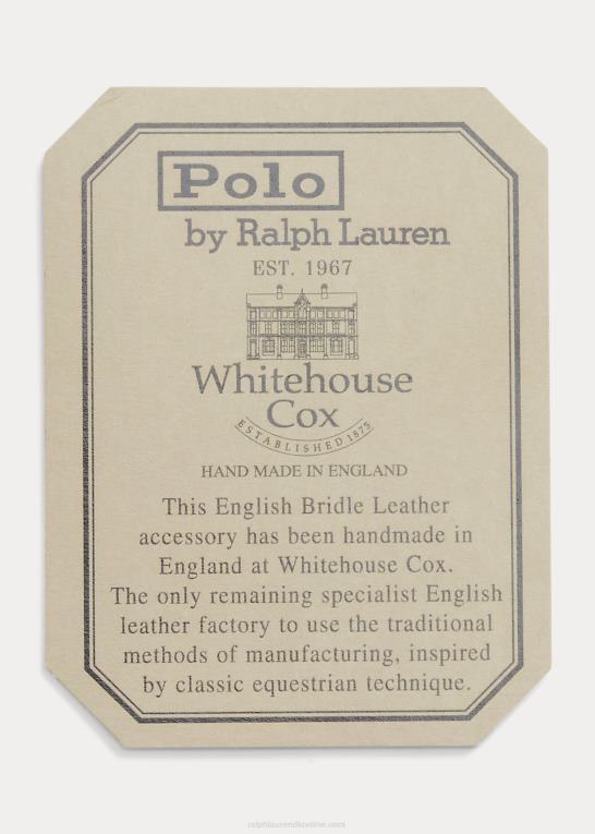 britisk racergrøn Mænd Ralph Lauren tømme læder billfold pung Z426B2548