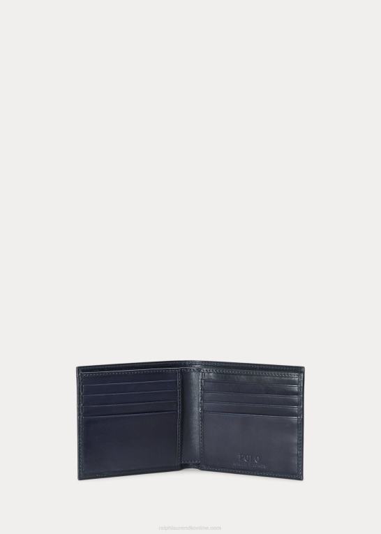 flåde Mænd Ralph Lauren polo bear læder billfold pung Z426B8762
