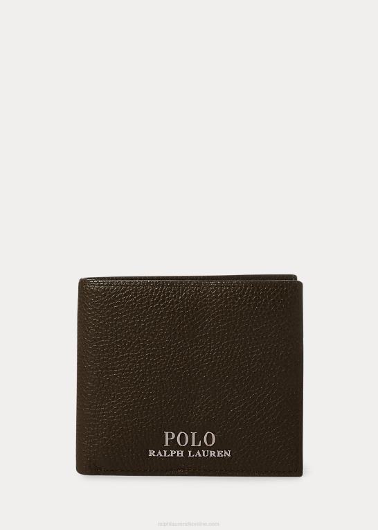 mørkebrun Mænd Ralph Lauren rullefold i læder Z426B2570