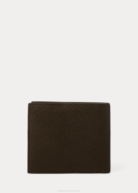 mørkebrun Mænd Ralph Lauren rullefold i læder Z426B2570