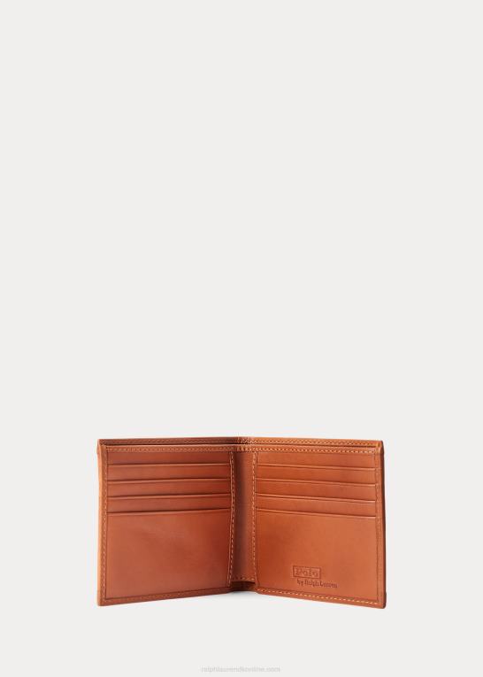 montana kaki Mænd Ralph Lauren Heritage canvas & læder pung Z426B2559