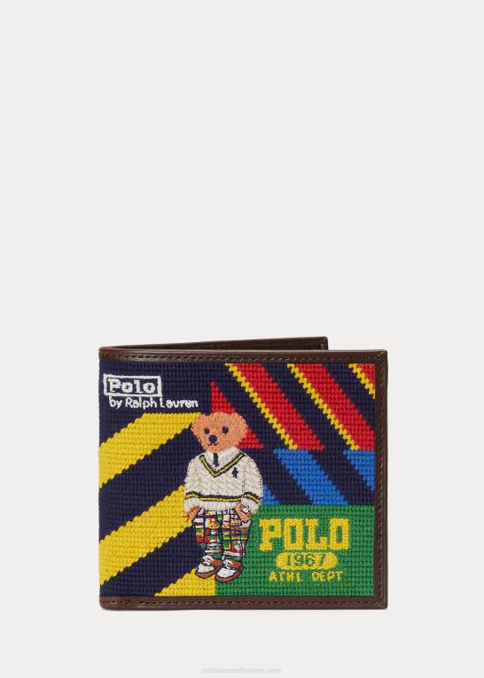 multi Mænd Ralph Lauren polobjørn stribet nålespids pung Z426B2382