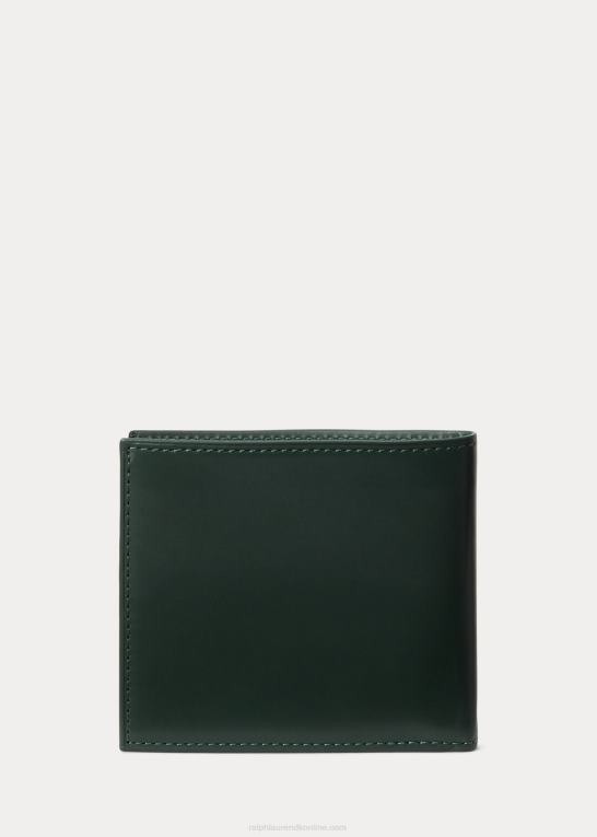 ny skov Mænd Ralph Lauren polo bear læder billfold pung Z426B2397