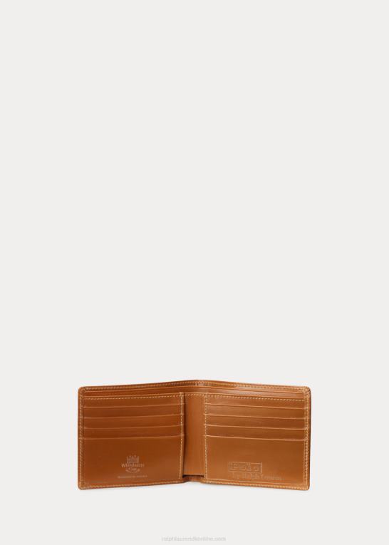 sadel Mænd Ralph Lauren billfold pung i sadellæder Z426B2644